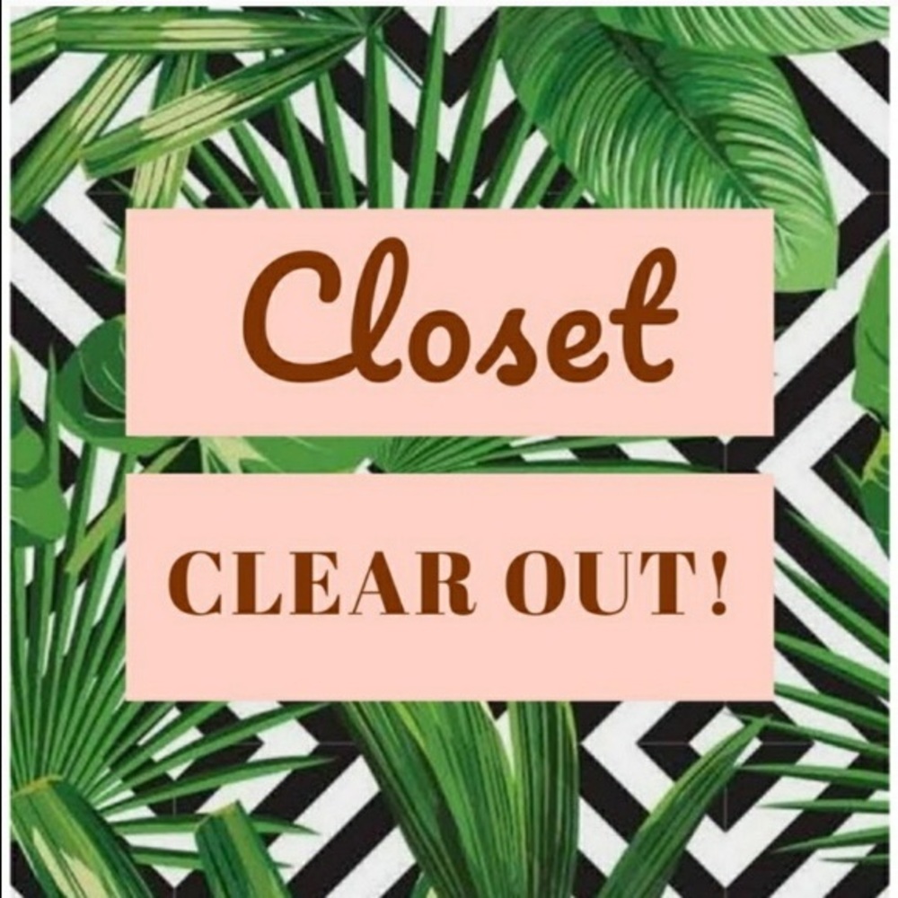 LOW PRICE CLOSET CLEAR OUT!! Range from $6-12!